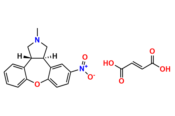 rel-(3aR,12bR)-2-Methyl-5-nitro-2,3,3a,12b-tetrahydro-1H-dibenzo[2,3:6,7]oxepino[4,5-c]pyrrole Fumarate