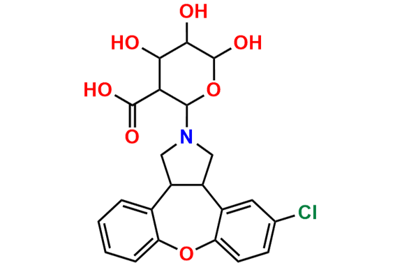 2-(5-Chloro-1,3,3a,12b-tetrahydro-2H-dibenzo[2,3:6,7]oxepino[4,5-c]pyrrol-2-yl)-4,5,6-trihydroxytetrahydro-2H-pyran-3-carboxylic acid