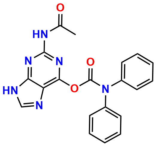2-Acetamido-9H-purin-6-yl diphenylcarbamate