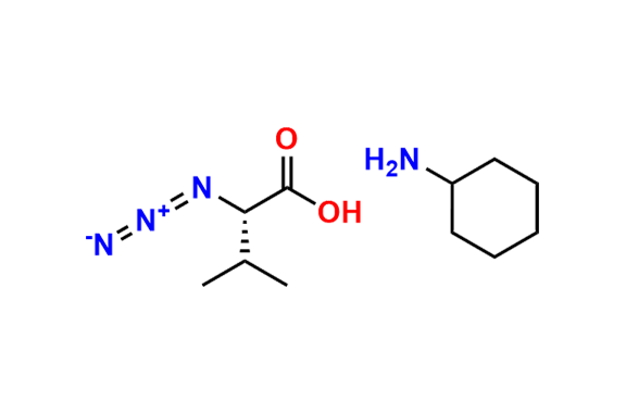 (S)-2-Azido Isovaleric Acid Cyclohexylammonium Salt