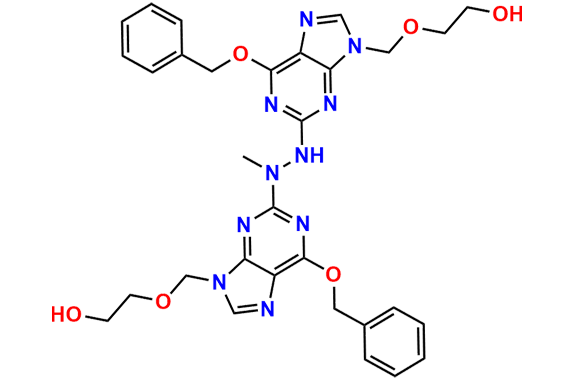 Bis [2-[(2-Amino-1,6-dihydro-6-O-benzyl-9H-purin-9yl)methoxy]ethanol]