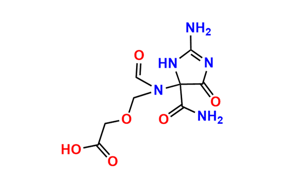 2-((N-(2-Amino-5-carbamoyl-4-oxo-4,5-dihydro-1H-imidazol-5-yl)formamido)methoxy)acetic Acid