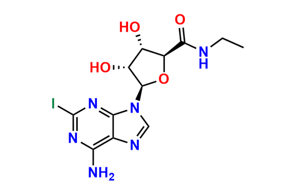 2-Iodo-5-ethylcarboxamido Adenosine