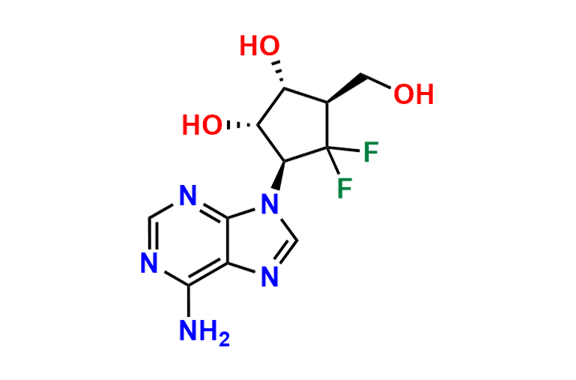 (1R,2S,3S,5R)-3-(6-Amino-9H-purin-9-yl)-4,4-difluoro-5-(hydroxymethyl)cyclopentane-1,2-diol