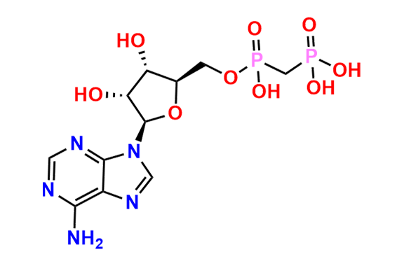 Adenosine, 5-[hydrogen P-(phosphonomethyl)phosphonate]