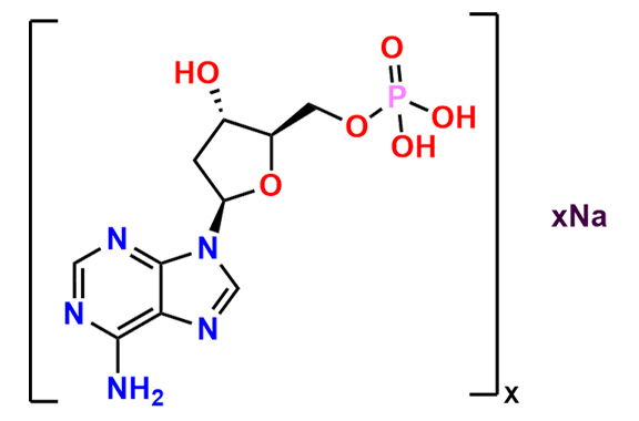 ((2R,3S,5R)-5-(6-Amino-9H-purin-9-yl)-3-hydroxytetrahydrofuran-2-yl)methyl dihydrogen phosphate, sodium salt
