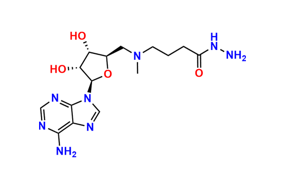 4-((((2R,3S,4R,5R)-5-(6-Amino-9H-purin-9-yl)-3,4-dihydroxytetrahydrofuran-2-yl)methyl)(methyl)amino)butanehydrazide