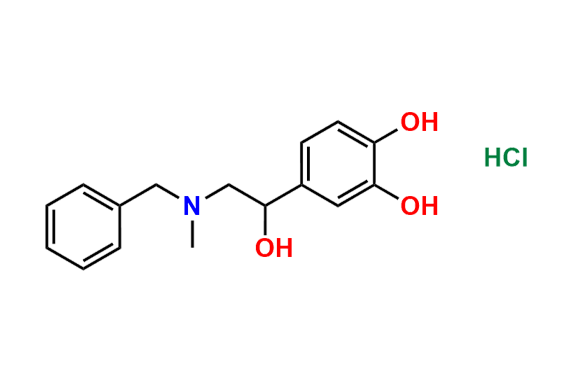 4-(2-(Benzyl(methyl)amino)-1-hydroxyethyl)benzene-1,2-diol Hydrochloride