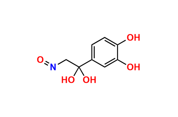 4-(1,1-Dihydroxy-2-nitrosoethyl)benzene-1,2-diol