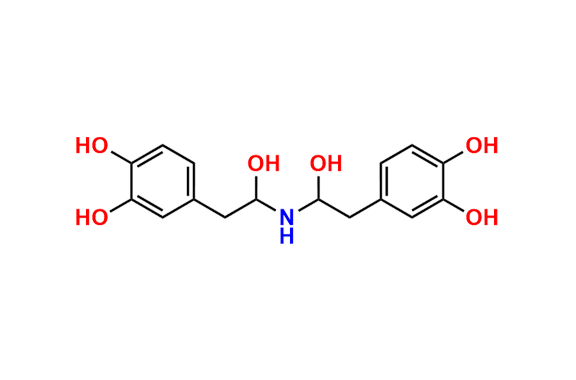 4,4`-(Azanediylbis(1-hydroxyethane-2,1-diyl))bis(benzene-1,2-diol)