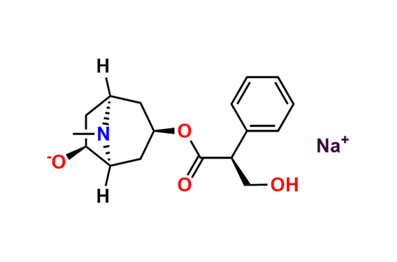 Sodium (1S,3R,5S,6S)-3-(((S)-3-hydroxy-2-phenylpropanoyl)oxy)-8-methyl-8-azabicyclo[3.2.1]octan-6-olate