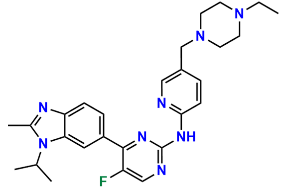 N-(5-((4-Ethylpiperazin-1-yl)methyl)pyridin-2-yl)-5-fluoro-4-(1-isopropyl-2-methyl-1H-benzo[d]imidazol-6-yl)pyrimidin-2-amine