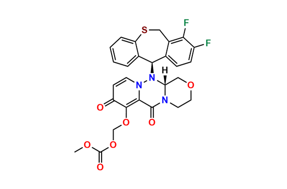 (((R)-12-((R)-7,8-Difluoro-6,11-dihydrodibenzo[b,e]thiepin-11-yl)-6,8-dioxo-3,4,6,8,12,12a-hexahydro-1H-[1,4]oxazino[3,4-c]pyrido[2,1-f][1,2,4]triazin-7-yl)oxy)methyl methyl carbonate