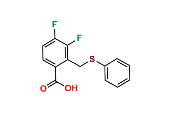 3,4-Difluoro-2-((phenylthio)methyl)benzoic Acid
