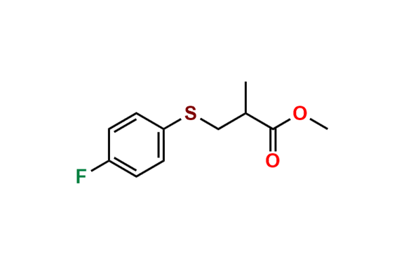 Methyl 3-((4-fluorophenyl)thio)-2-methylpropanoate