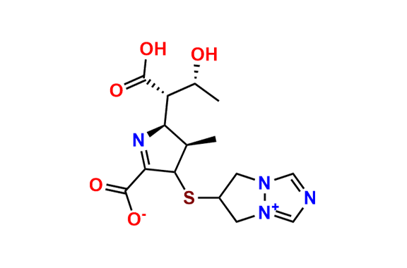 (2S,3R)-2-((1S,2R)-1-Carboxy-2-hydroxypropyl)-4-((6,7-dihydro-5H-pyrazolo[1,2-a][1,2,4]triazol-4-ium-6-yl)thio)-3-methyl-3,4-dihydro-2H-pyrrole-5-carboxylate