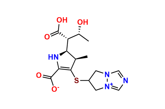 (4R,5S)-5-((1S,2R)-1-Carboxy-2-hydroxypropyl)-3-((6,7-dihydro-5H-pyrazolo[1,2-a][1,2,4]triazol-4-ium-6-yl)thio)-4-methyl-4,5-dihydro-1H-pyrrole-2-carboxylate