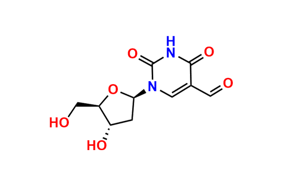 1-((2R,4S,5R)-4-Hydroxy-5-(hydroxymethyl)tetrahydrofuran-2-yl)-2,4-dioxo-1,2,3,4-tetrahydropyrimidine-5-carbaldehyde