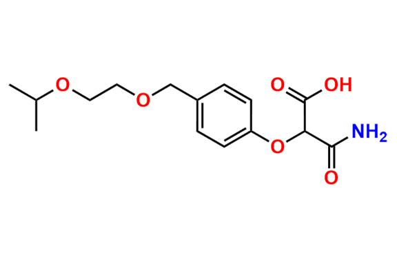 3-amino-2-(4-((2-isopropoxyethoxy)methyl)phenoxy)-3-oxopropanoic acid