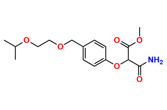 Methyl 3-amino-2-(4-((2-isopropoxyethoxy)methyl)phenoxy)-3-oxopropanoate