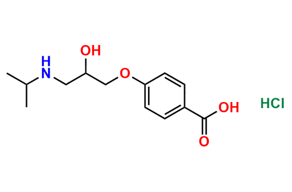 4-[2-Hydroxy-3-(isopropylamino)propoxy]benzoic acid hydrochloride