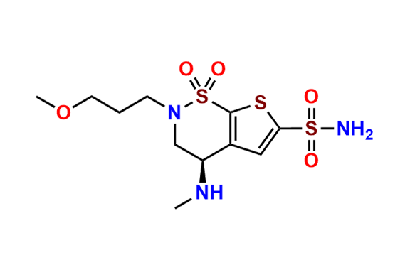 (R)-2-(3-Methoxypropyl)-4-(methylamino)-3,4-dihydro-2H-thieno[3,2-e][1,2]thiazine-6-sulfonamide 1,1-dioxide