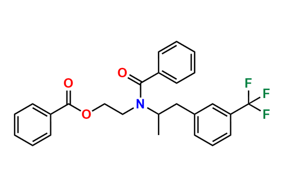 2-[Benzoyl[(1RS)-1-methyl-2-[3-(tri- fluoromethyl)phenyl]ethyl]amino]ethyl Benzoate