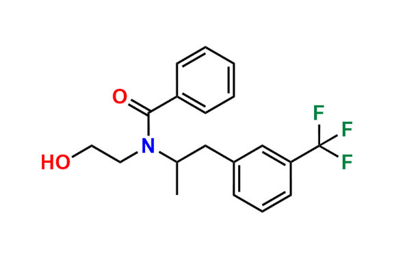 N-(2-Hydroxyethyl)-N-[(1RS)-1-methyl-2-[3-(trifluoromethyl)phenyl]ethyl]benzamide