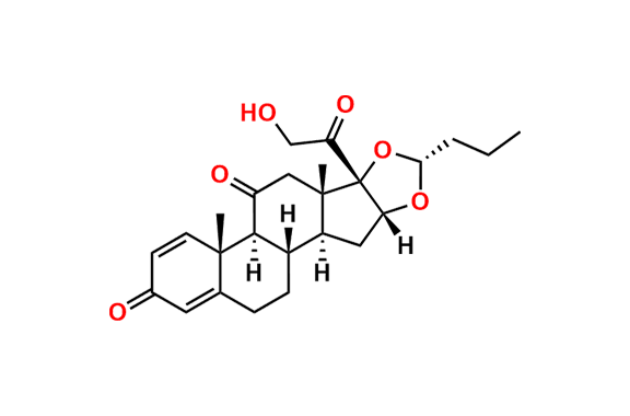 (6aR,6bS,8aS,8bS,10R,11aR,12aS,12bS)-8b-(2-Hydroxyacetyl)-6a,8a-dimethyl-10-propyl-1,6a,6b,8,8a,8b,11a,12,12a,12b-decahydro-4H-naphtho[2\',1\':4,5]indeno[1,2-d][1,3]dioxole-4,7(2H)-dione
