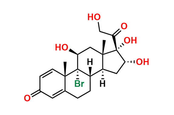 (8S,9R,10S,11S,13S,14S,16R,17S)-9-Bromo-11,16,17-trihydroxy-17-(2-hydroxyacetyl)-10,13-dimethyl-6,7,8,9,10,11,12,13,14,15,16,17-dodecahydro-3H-cyclopenta[a]phenanthren-3-one