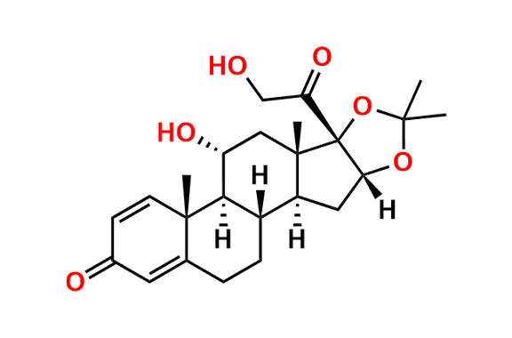 1-Dehydro-11Alpha,16Alpha-dihydroxycortexolane-16,17-acetonide
