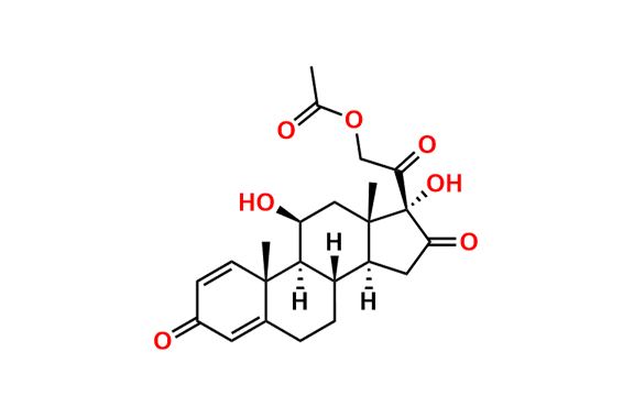 2-((8S,9S,10R,11S,13S,14S,17S)-11,17-Dihydroxy-10,13-dimethyl-3,16-dioxo-6,7,8,9,10,11,12,13,14,15,16,17-dodecahydro-3H-cyclopenta[a]phenanthren-17-yl)-2-oxoethyl Acetate
