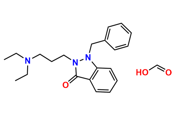 1-Benzyl-2-(3-(diethylamino)propyl)-1,2-dihydro-3H-indazol-3-one Formate