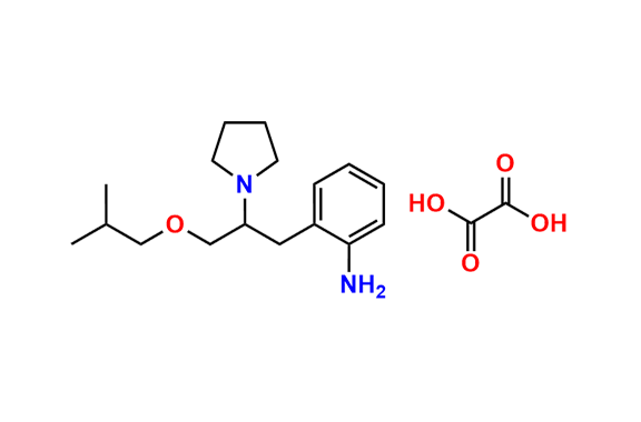 2-(3-Isobutoxy-2-(pyrrolidin-1-yl)propyl)aniline Oxalate