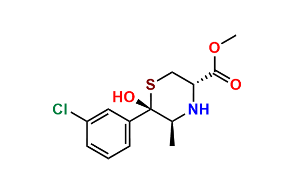 Methyl (3S,5S,6S)-6-(3-chlorophenyl)-6-hydroxy-5-methylthiomorpholine-3-carboxylate