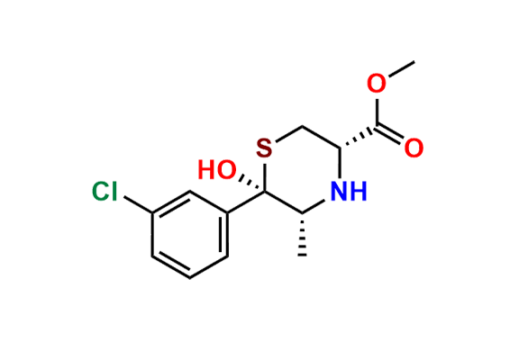 Methyl (3S,5R,6R)-6-(3-chlorophenyl)-6-hydroxy-5-methylthiomorpholine-3-carboxylate