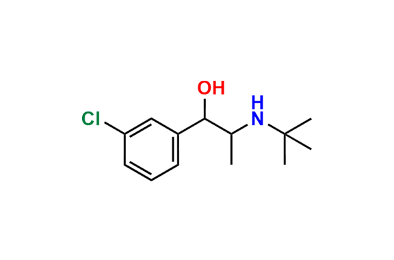 2-(tert-butylamino)-1-(3-chlorophenyl)propan-1-ol