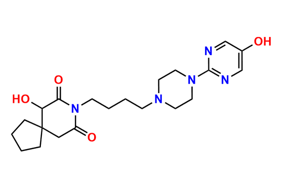 6-Hydroxy-8-(4-(4-(5-hydroxypyrimidin-2-yl)piperazin-1-yl)butyl)-8-azaspiro[4.5]decane-7,9-dione