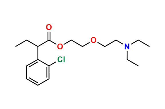 2-(2-(Diethylamino)ethoxy)ethyl 2-(2-chlorophenyl)butanoate