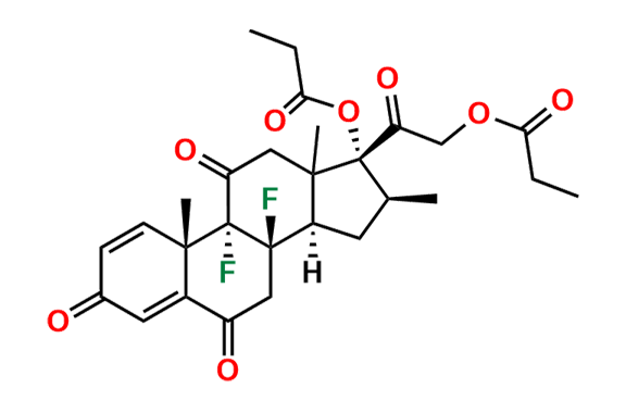6,11-Dioxo-Betamethasone 17,21 Dipropionate