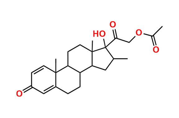 2-(17-Hydroxy-10,13,16-trimethyl-3-oxo-6,7,8,9,10,11,12,13,14,15,16,17-dodecahydro-3H-cyclopenta[a]phenanthren-17-yl)-2-oxoethyl Acetate