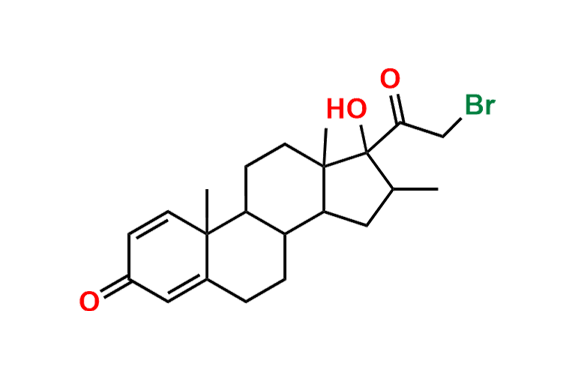 17-(2-Bromoacetyl)-17-hydroxy-10,13,16-trimethyl-6,7,8,9,10,11,12,13,14,15,16,17-dodecahydro-3H-cyclopenta[a]phenanthren-3-one
