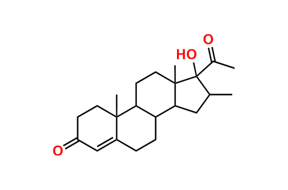 17-Acetyl-17-hydroxy-10,13,16-trimethyl-6,7,8,9,10,11,12,13,14,15,16,17-dodecahydro-1H-cyclopenta[a]phenanthren-3(2H)-one