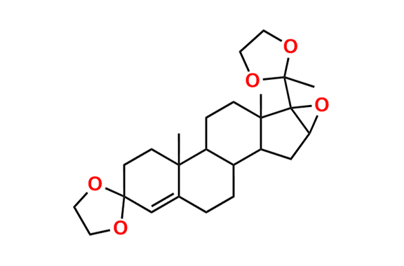 6a\',8a\'-Dimethyl-8b\'-(2-methyl-1,3-dioxolan-2-yl)-1\',2\',5\',6\',6a\',6b\',7\',8\',8a\',8b\',9a\',10\',10a\',10b\'-tetradecahydrospiro[[1,3]dioxolane-2,4\'-naphtho[2\',1\':4,5]indeno[1,2-b]oxirene]