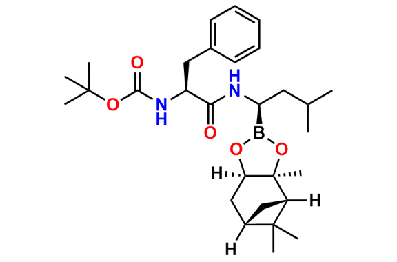 N-[(1S)-2-[[(1R)-1-[(3aS,4S,6S,7aR)-hexahydro-3a,5,5-trimethyl-4,6-methano-1,3,2-benzodioxaborol-2-yl]-3-methylbutyl]amino]-2-oxo-1-(phenylmethyl)ethyl]-carbamic acid 1,1-dimethylethyl ester