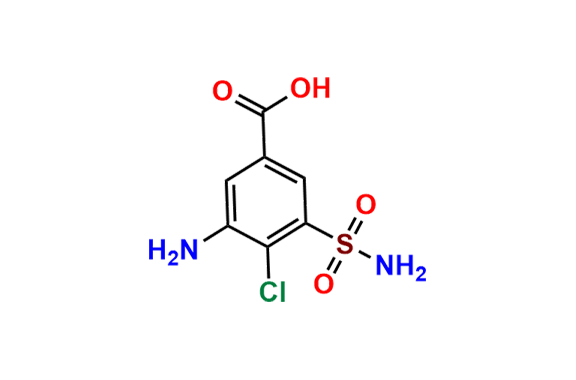 3-Amino-4-chloro-5-sulfamoylbenzoic acid