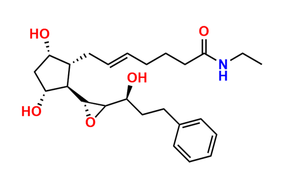 (E)-7-((1R,2R,3R,5S)-3,5-Dihydroxy-2-((2R)-3-((S)-1-hydroxy-3-phenylpropyl)oxiran-2-yl)cyclopentyl)-N-ethylhept-5-enamide