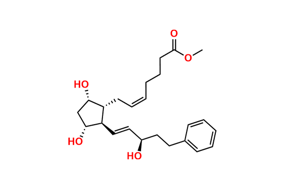 Bimatoprost Acid 15-Epi Methyl Ester
