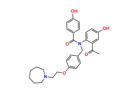 N-(2-Acetyl-4-hydroxyphenyl)-N-(4-(2-(azepan-1-yl)ethoxy)benzyl)-4-hydroxybenzamide