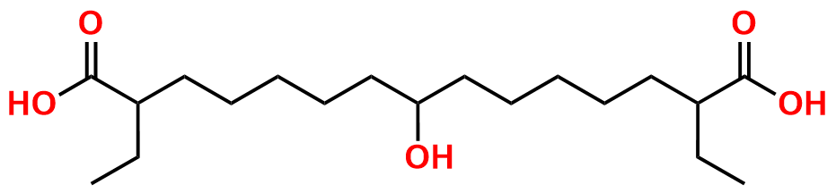 8-Hydroxy-2,14-diethylpentadecanedioic acid